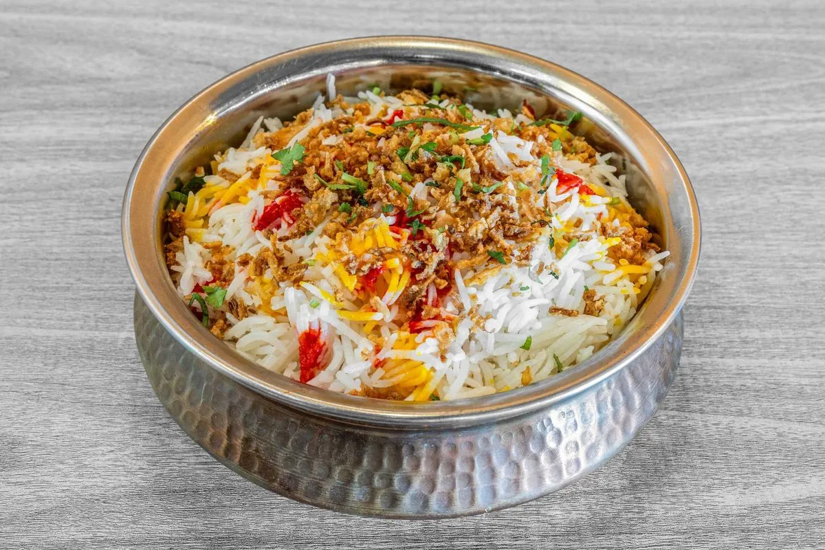 Biryani specials including prawn biryani at Gorkha Spice Okotoks